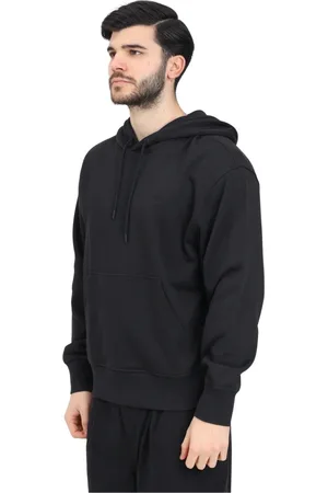 Calvin Klein Heren, Sweatshirts & Hoodies, Zwart, Maat: 2XL Katoen