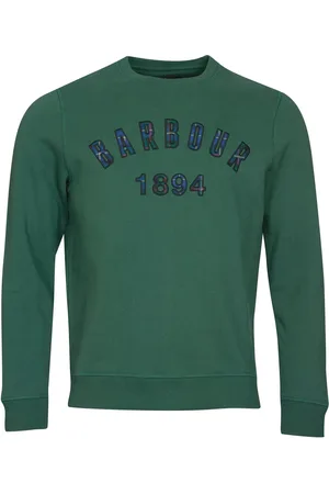Barbour Heren, Sweatshirts & Hoodies, Groen, Maat: M Katoen