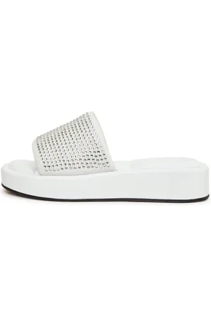 CESARE GASPARI Dames, Schoenen, Wit, Maat: 39 EU Leer