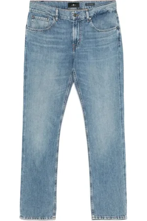 7 for all Mankind Heren, Jeans, Blauw, Maat: W31