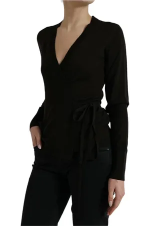 Dolce & Gabbana Dames, Truien, Zwart, Maat: 2XS Wol