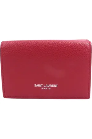 Saint Laurent Dames, Pre-owned, Rood, Maat: ONE Size Leer
