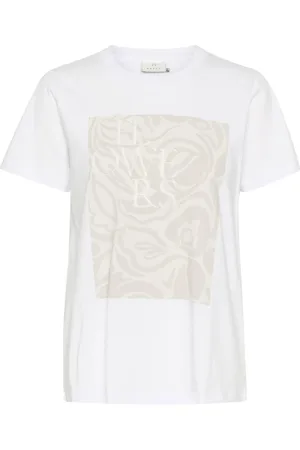 Kaffe Dames, Tops, Wit, Maat: L