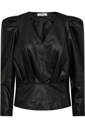 Co`Couture Dames, Blouses & Shirts, Zwart, Maat: XS Zijde