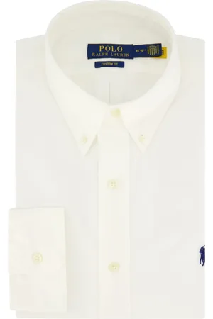 Ralph Lauren Heren, Overhemden, Wit, Maat: XL Katoen