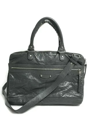 Balenciaga Heren, Pre-owned, Zwart, Maat: ONE Size Leer