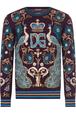 Dolce & Gabbana Heren, Sweatshirts & Hoodies, Veelkleurig, Maat: XS Kasjmier