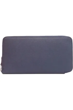 Hermès Dames, Pre-owned, Blauw, Maat: ONE Size Leer