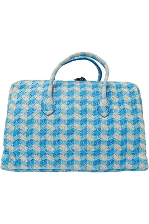 Bottega Veneta Dames, Pre-owned, Blauw, Maat: ONE Size Leer