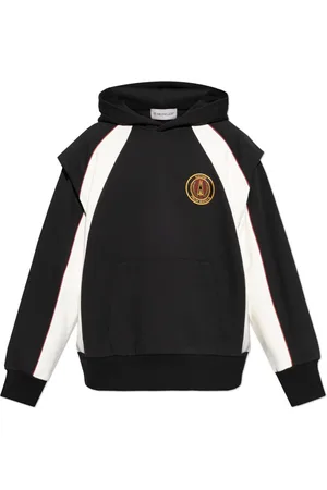 Moncler Unisex, Sweatshirts & Hoodies, Zwart, Maat: XS Katoen
