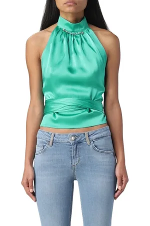 Liu Jo Dames, Tops, Groen, Maat: M Zijde