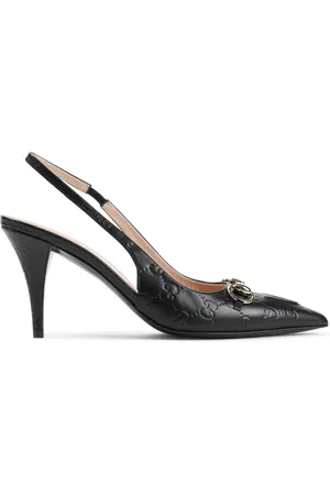 Gucci Dames, Schoenen, Zwart, Maat: 38 1/2 EU Leer