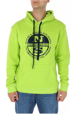 North Sails Heren, Sweatshirts & Hoodies, Groen, Maat: S Katoen