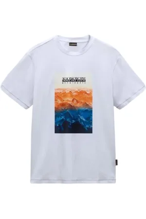 Napapijri Heren, Tops, Wit, Maat: 2XL Katoen