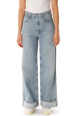 AGOLDE Dames, Jeans, Blauw, Maat: W24 Denim