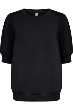soyaconcept Dames, Tops, Zwart, Maat: S Modal