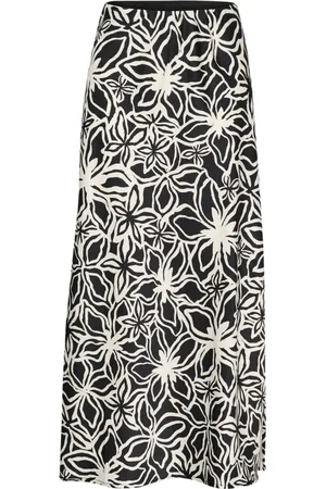 Kaffe Dames, Rokken, Zwart, Maat: 3XL Poliester
