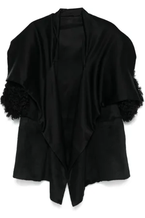 Alberta Ferretti Dames, Jassen, Zwart, Maat: M Wol