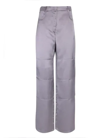BLANCA Dames, Broeken, Grijs, Maat: 2XL Satijn