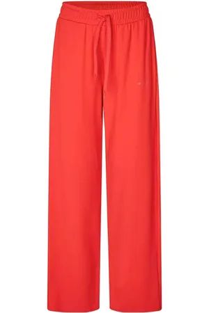 Modstrom Dames, Broeken, Rood, Maat: XL Viscose