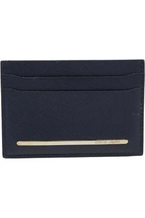 Emporio Armani Dames, Pre-owned, Blauw, Maat: ONE Size Leer