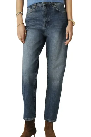 Bash Dames, Jeans, Blauw, Maat: L Denim
