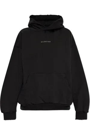 Balenciaga Dames, Sweatshirts & Hoodies, Zwart, Maat: M Katoen
