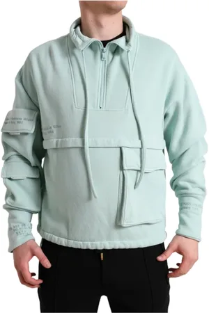 Dolce & Gabbana Heren, Sweatshirts & Hoodies, Groen, Maat: L Katoen
