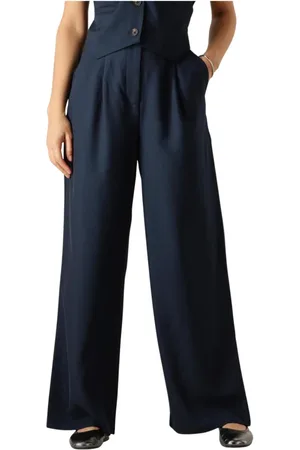 Modstrom Dames, Broeken, Blauw, Maat: XS Poliester