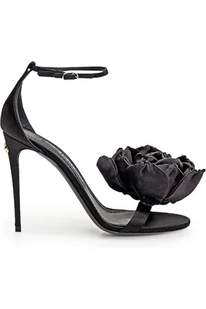 Dolce & Gabbana Dames, Schoenen, Zwart, Maat: 39 EU Zijde