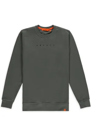 Aspact Heren, Sweatshirts & Hoodies, Grijs, Maat: M