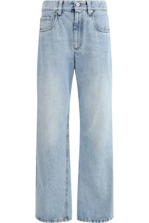 Brunello Cucinelli Dames, Jeans, Blauw, Maat: M Katoen
