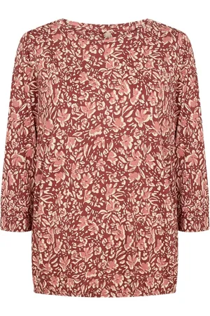 soyaconcept Dames, Blouses & Shirts, Rood, Maat: M Katoen