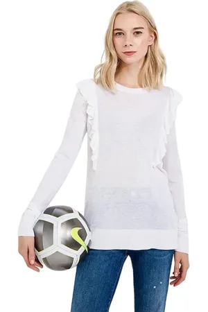 Michael Kors Dames, Sweatshirts & Hoodies, Wit, Maat: L Wol