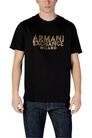 Armani Exchange Heren, Tops, Zwart, Maat: 2XL Katoen