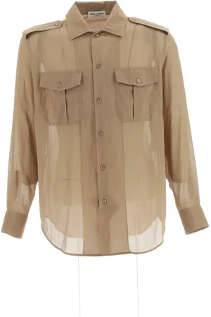 Saint Laurent Heren, Overhemden, , Maat: S