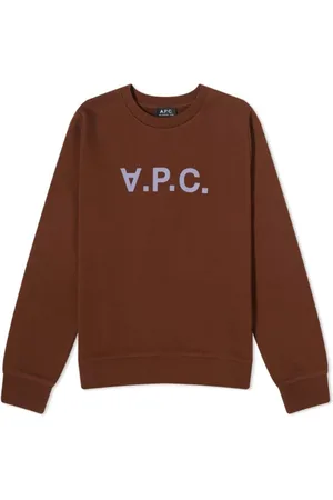 A.P.C. Dames, Sweatshirts & Hoodies, Bruin, Maat: M Katoen