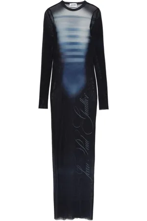 Jean Paul Gaultier Dames, Jurken, Blauw, Maat: S
