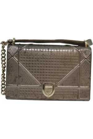 Dior Dames, Pre-owned, Geel, Maat: ONE Size Leer