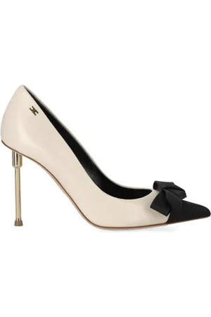 Elisabetta Franchi Dames, Schoenen, Wit, Maat: 37 EU Leer