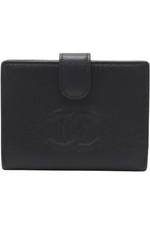 CHANEL Dames, Pre-owned, Zwart, Maat: ONE Size Leer