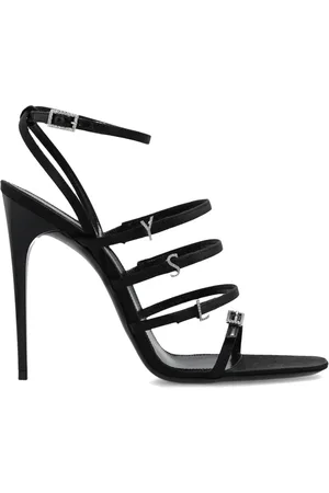 Saint Laurent Dames, Schoenen, Zwart, Maat: 36 EU Satijn