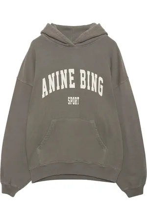 ANINE BING Dames, Sweatshirts & Hoodies, Groen, Maat: 2XS Katoen
