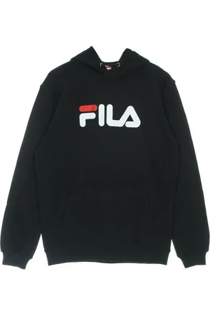 Fila Heren, Sweatshirts & Hoodies, Zwart, Maat: L Katoen