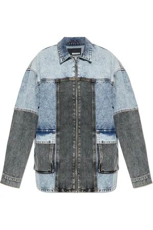 ROTATE Dames, Jassen, Blauw, Maat: M Denim