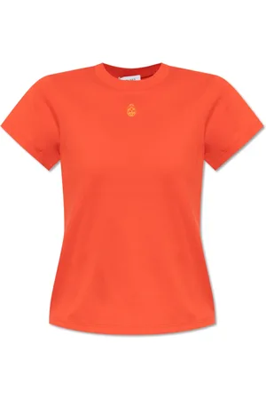 Alexander McQueen Dames, Tops, Rood, Maat: M Katoen