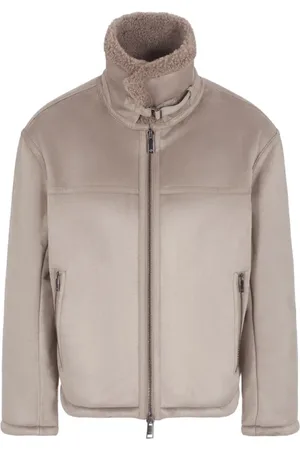 Armani Exchange Heren, Jassen, Bruin, Maat: S