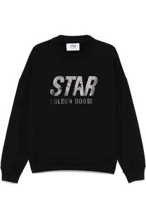 Golden Goose Heren, Sweatshirts & Hoodies, Zwart, Maat: XL Katoen
