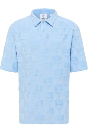 Carlo Colucci Heren, Tops, Blauw, Maat: XL