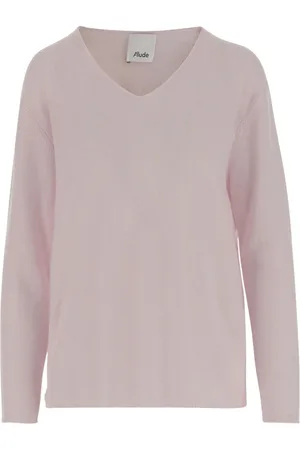 Allude Dames, Truien, Roze, Maat: XS Kasjmier